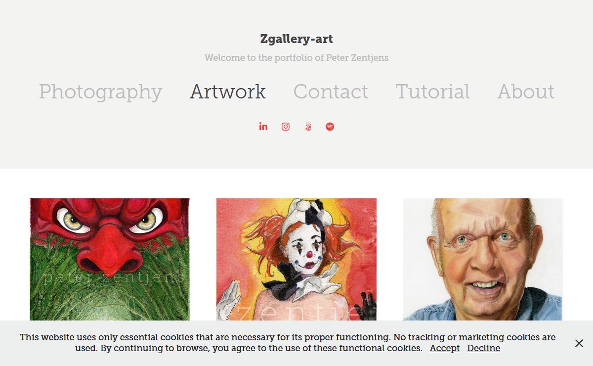 Zgallery-art - porfolio of Peter Zentjens
