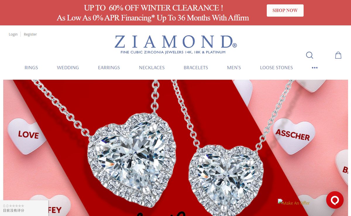 Ziamond | High Quality Lab Grown Diamond look Cubic Zirconia Jewelry