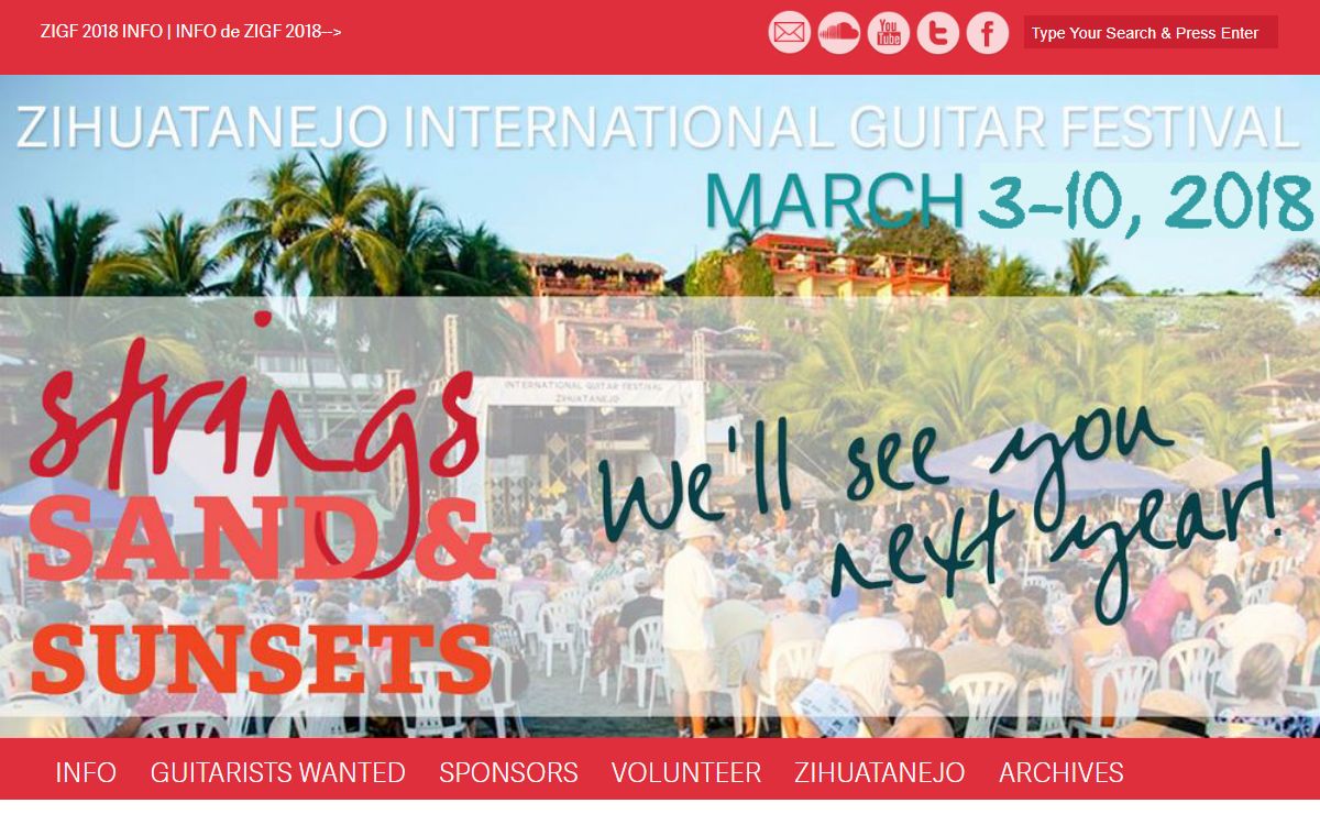 Zihuatanejo International Guitar Festival | Strings, Sand & Sunsets | A Week of Live Guitar Music in Paradise