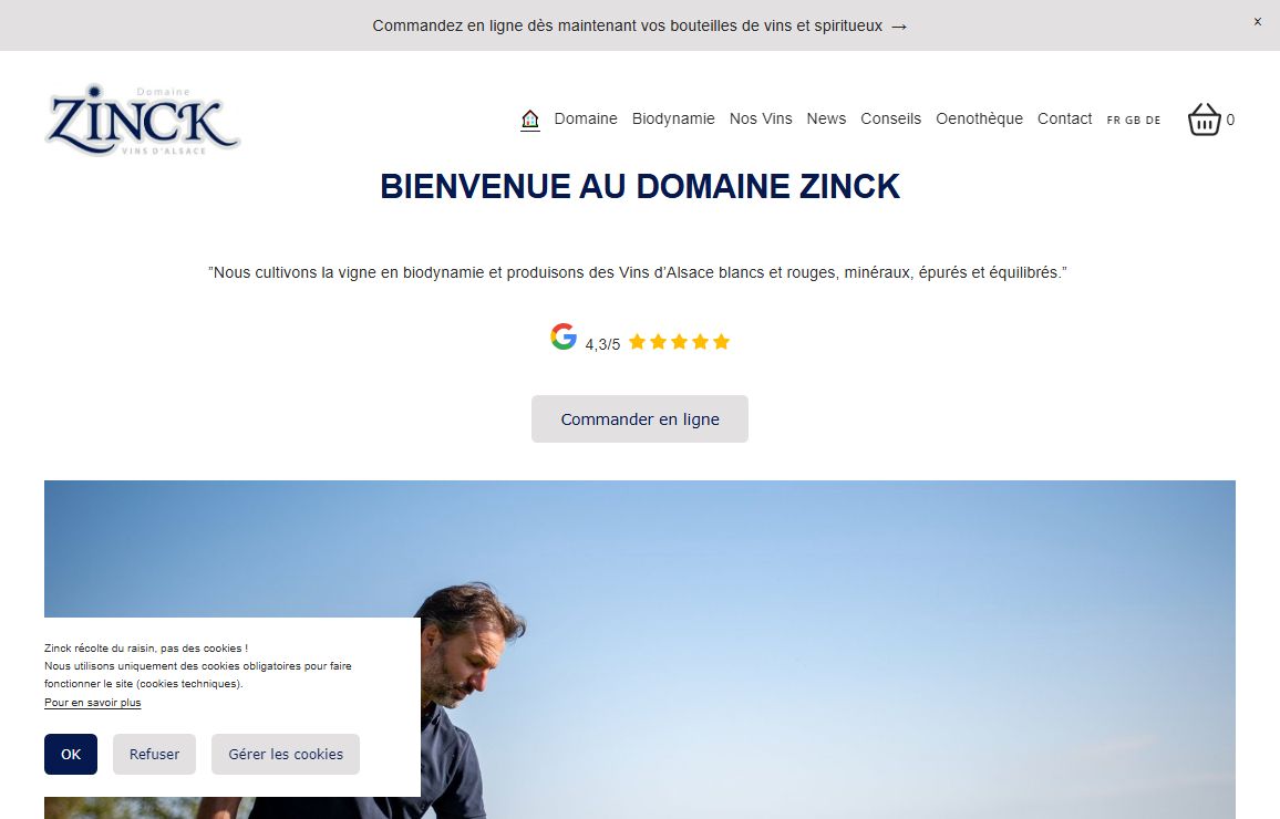 Domaine Zinck | Vins d'Alsace à Eguisheim, près de Colmar