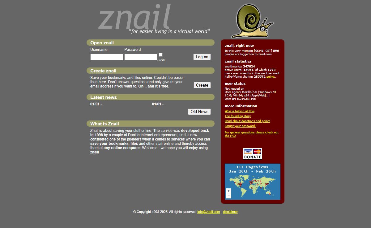 ZNAIL - for easier living in a virtual world