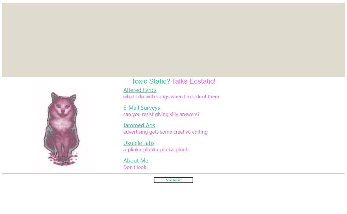 Toxic Static? Talks Ecstatic!