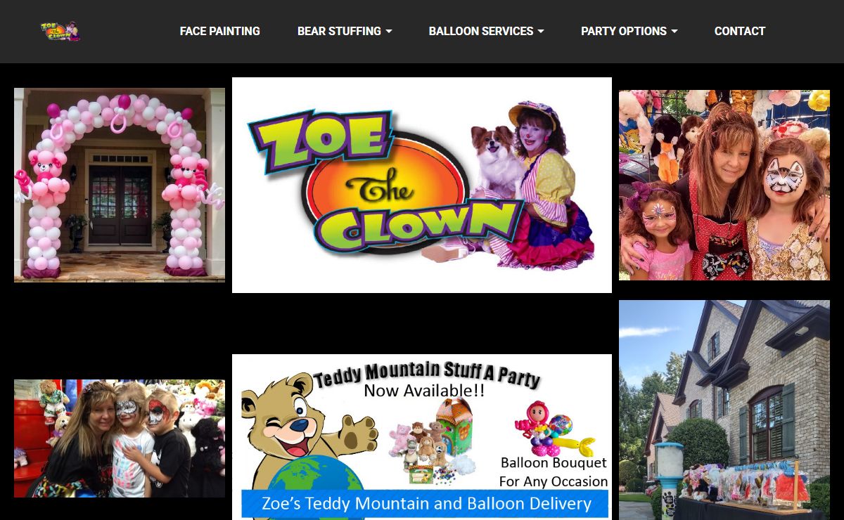 Raleigh Face Painting, Balloon Decorations, Mobile Bear Stuff-a-Party, Children's Entertainment