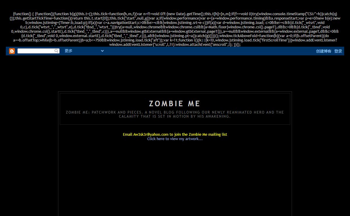 Zombie Me: Patchwork and Pieces