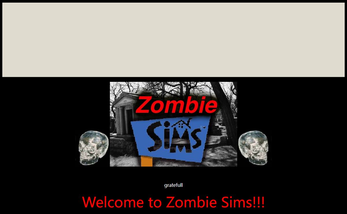 Welcome to Zombie Sims