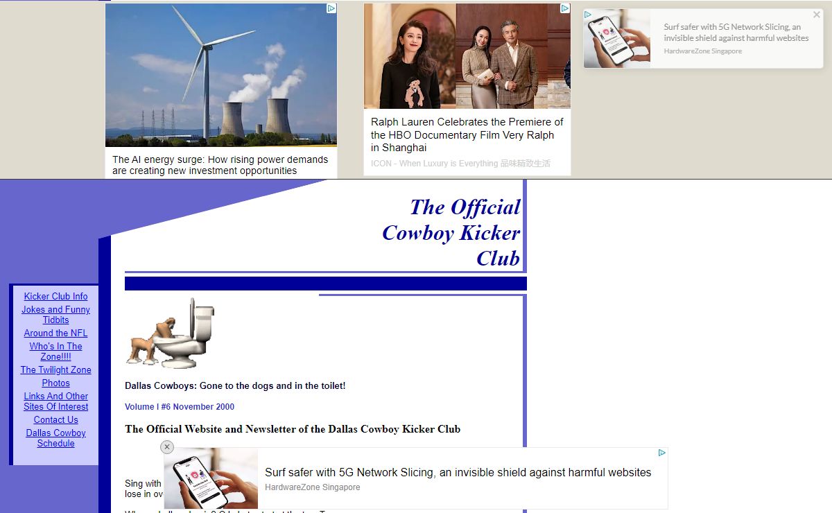 The Official Cowboy Kicker Club