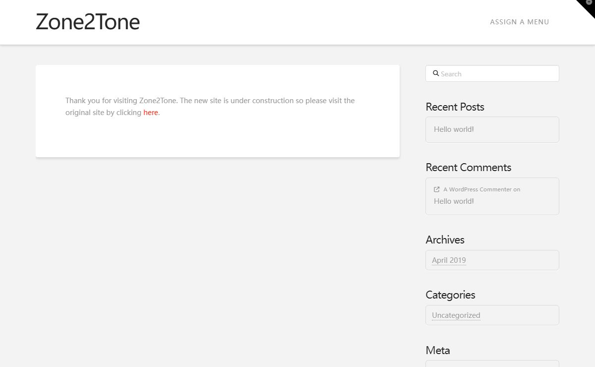 Welcome - Zone2Tone