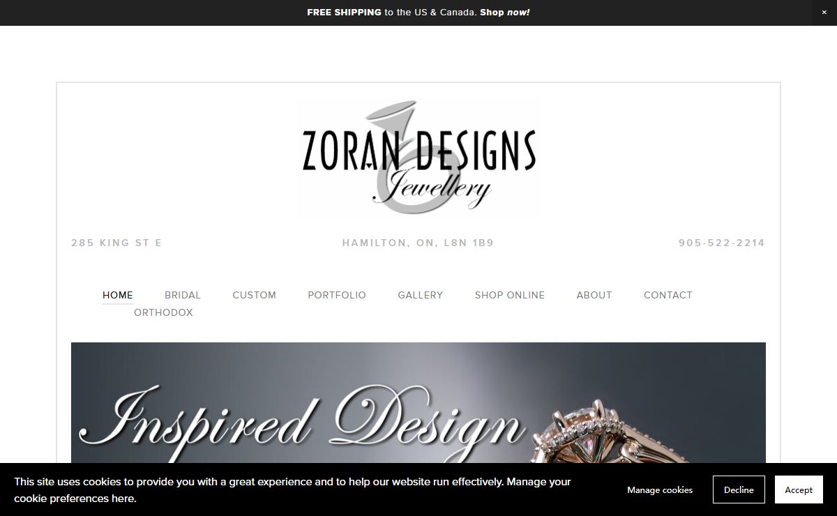 Zoran Designs Jewellery | Hamilton Ontario Jeweller