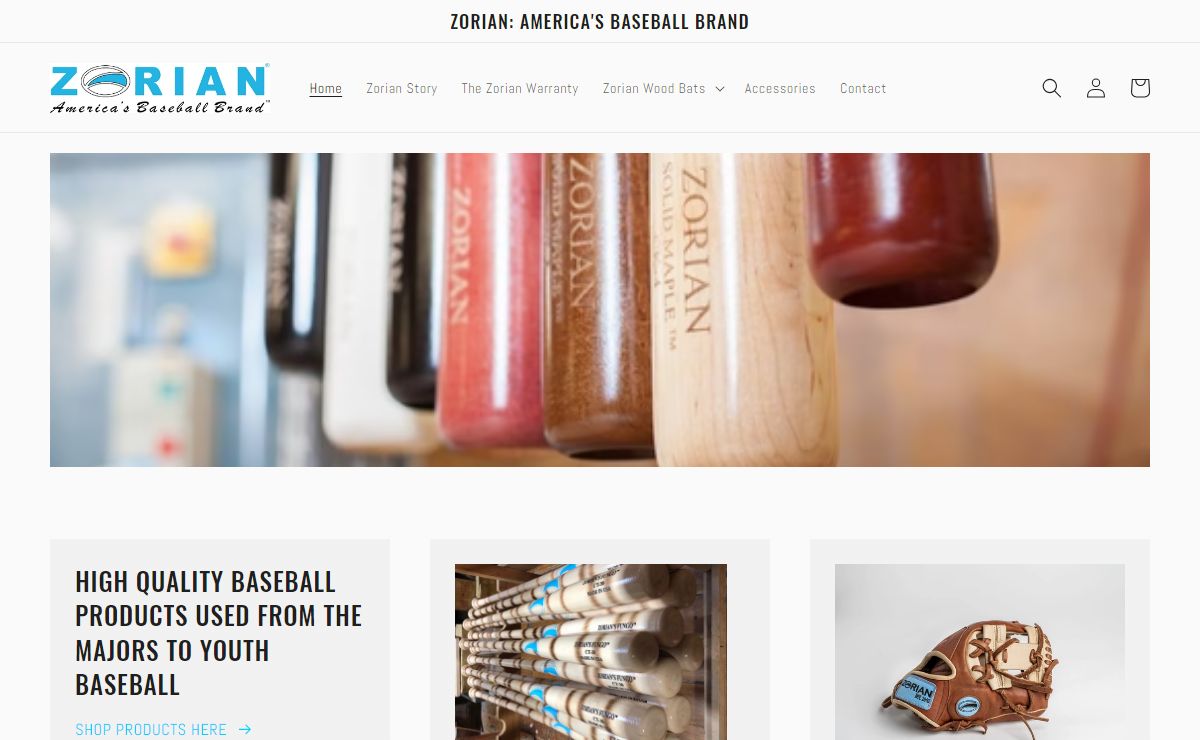 Zorian: America's Baseball Brand