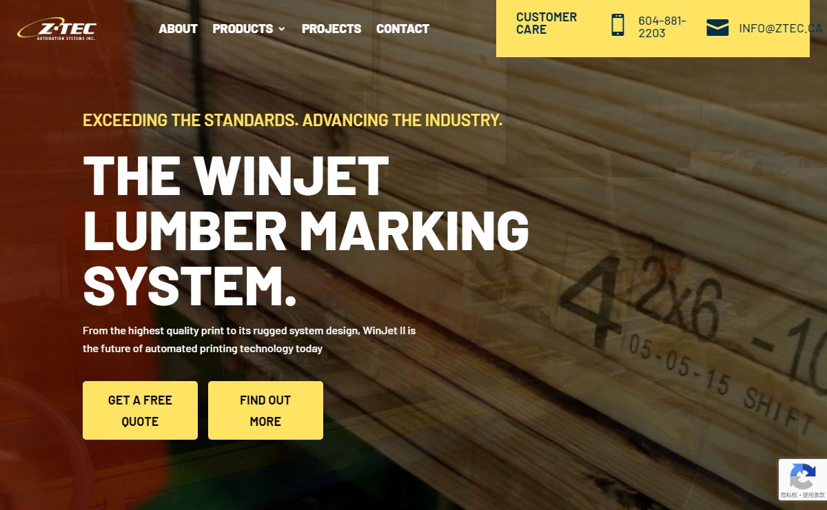 Z Tec - The Winjet II Lumber Marking System.