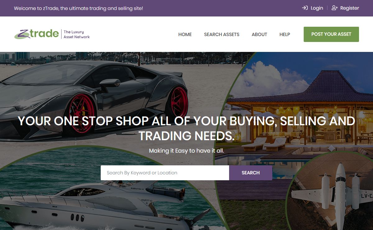 Welcome to zTrade, the ultimate trading and selling site!