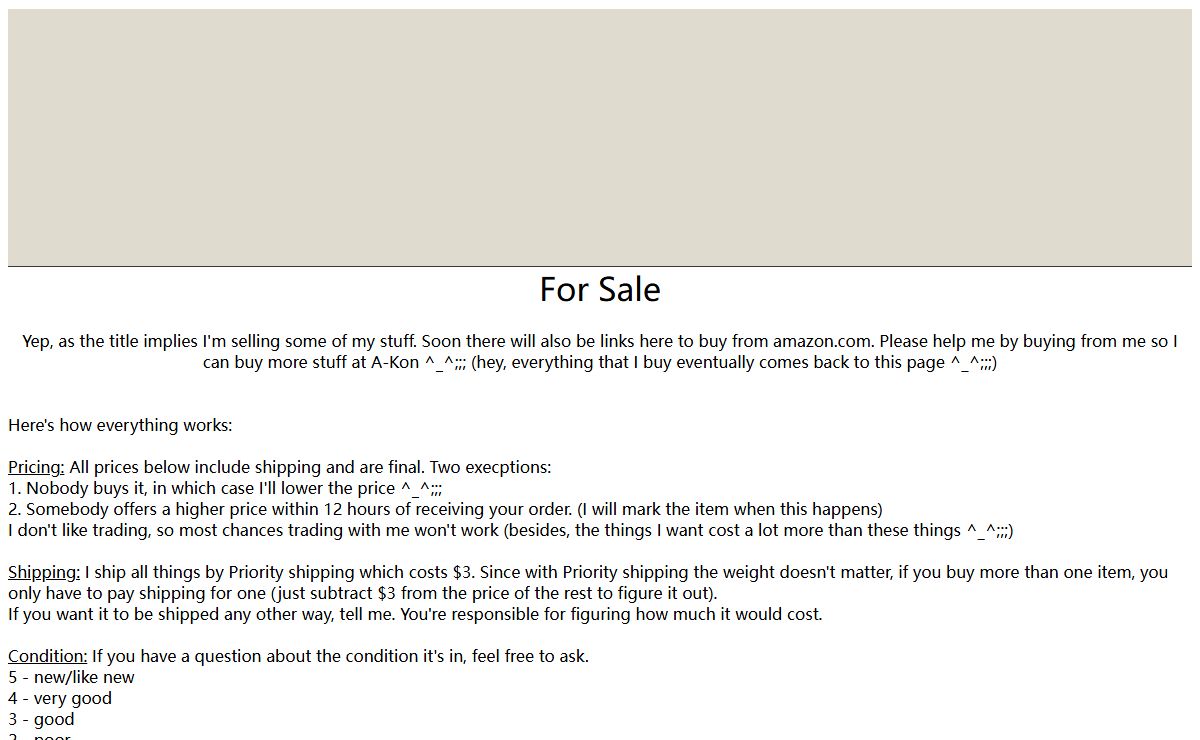 For Sale