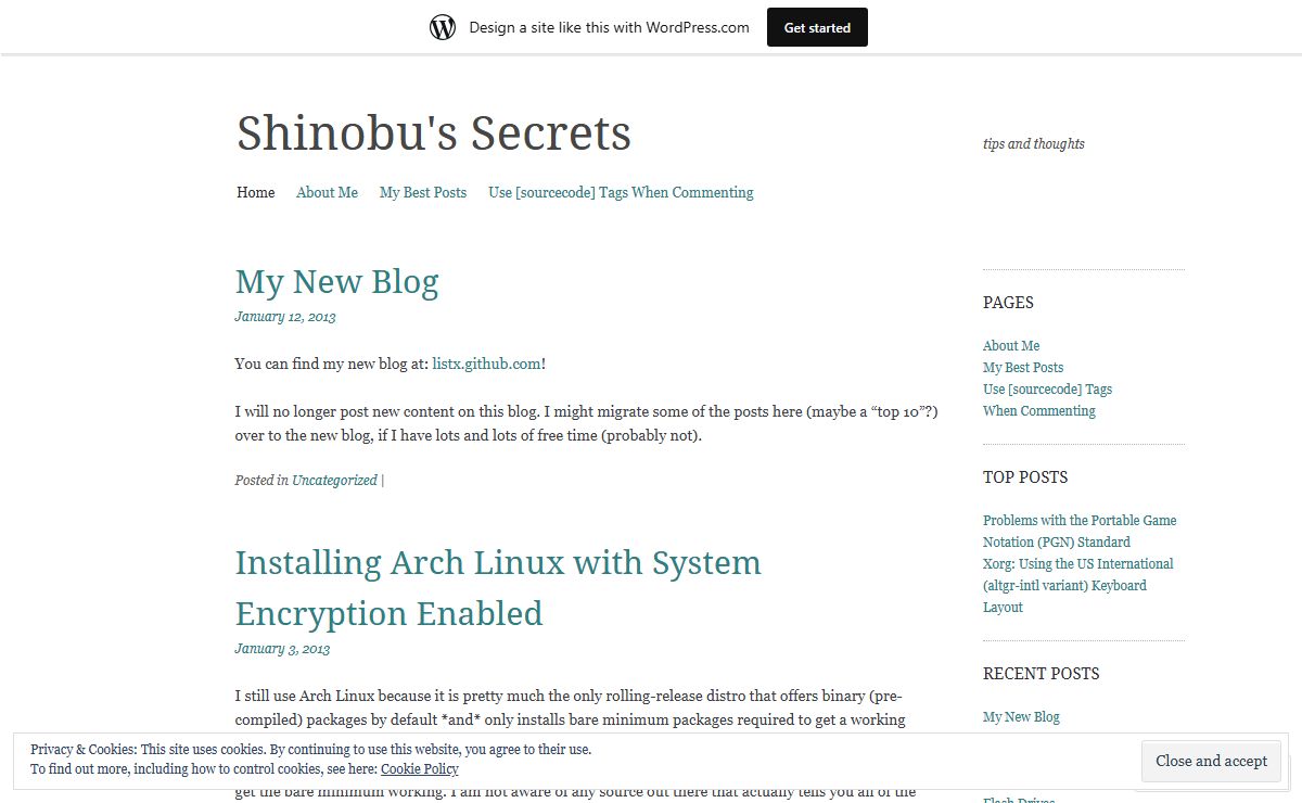 Shinobu's Secrets | tips and thoughts